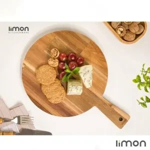تخته سرو دسته دار گرد بزرگ لیمون