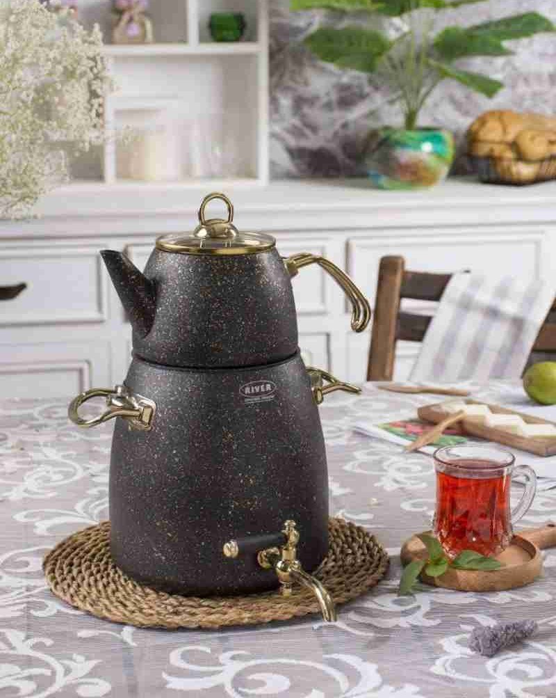کتری قوری شیردار گرانیت RIVER