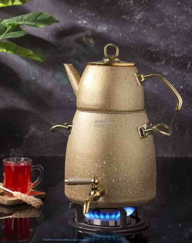 کتری قوری شیردار گرانیت RIVER
