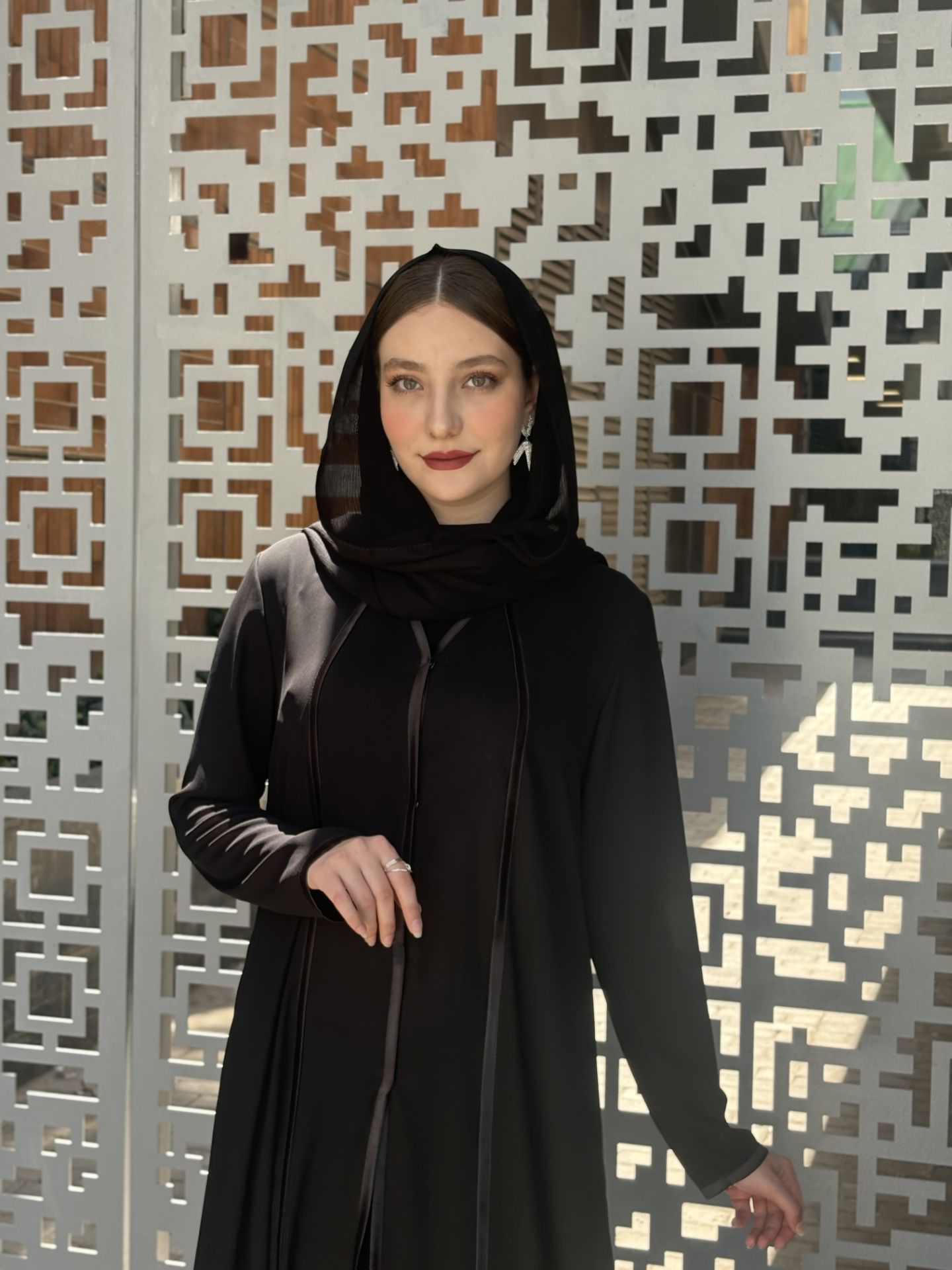 عبا ساده مشکی🤍