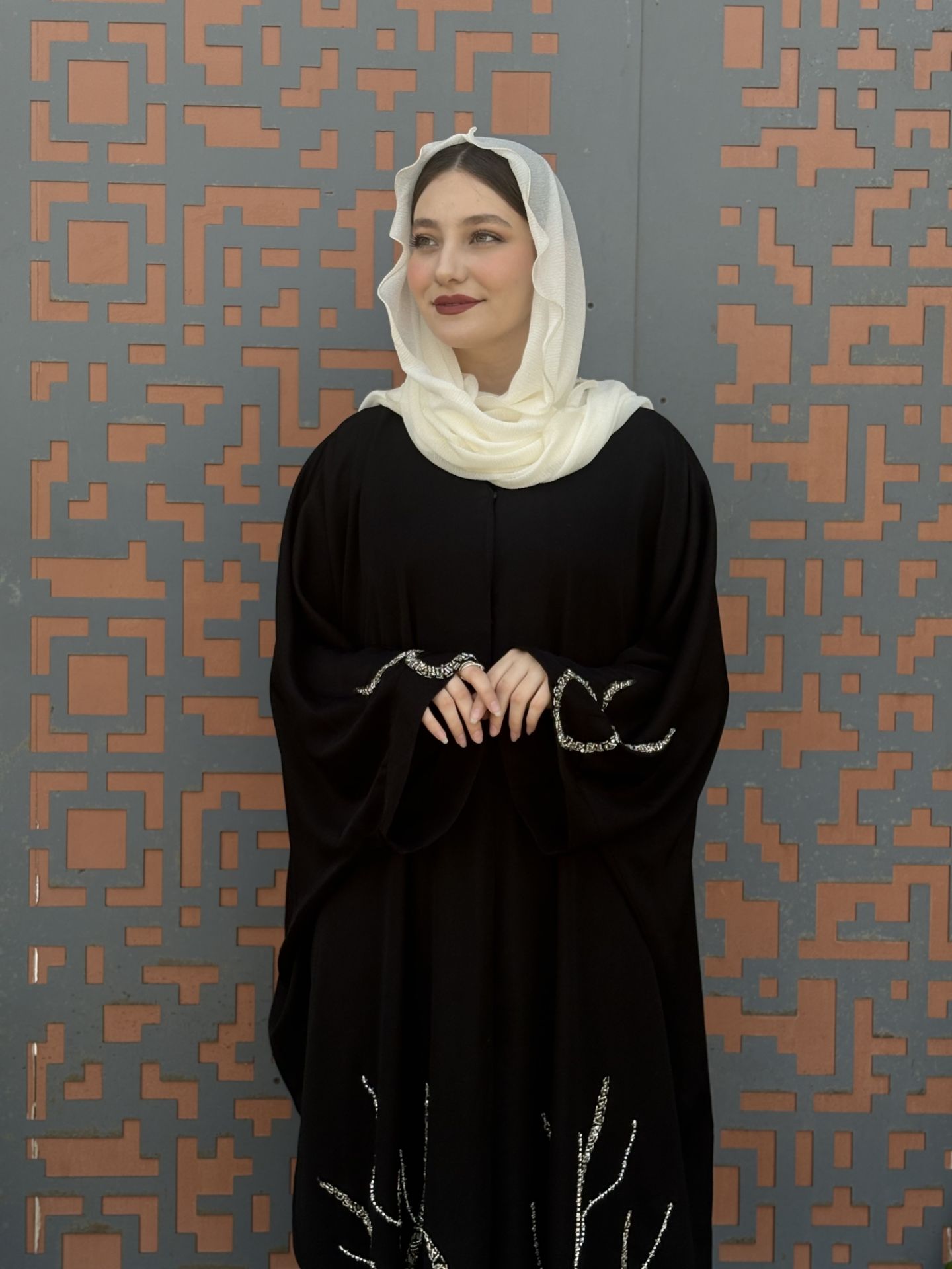 عبا مزونی جواهر دوزی